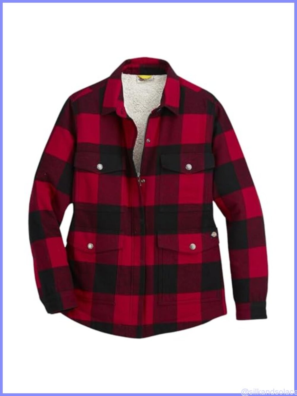 Sherpa Lined Flannel Chore Coat with DWR Finish